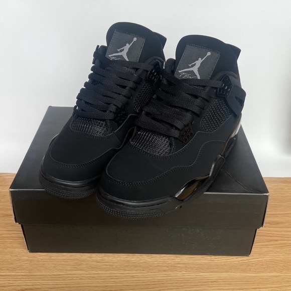 Other - Brand New Retro 4  ‘ Black Cat ‘ Men’s Classic Black Athletic Sneakers